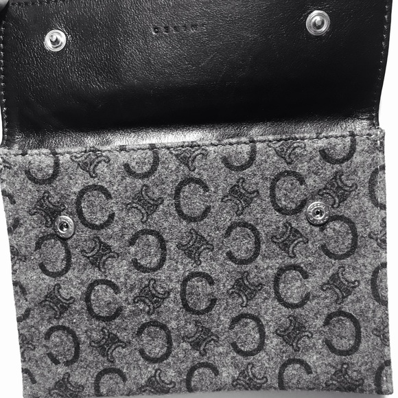 NWOT Celine Front Flap 2-Snap Wallet - Picture 2 of 3